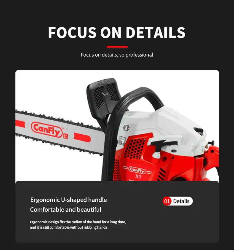 X7 Gasoline Chainsaw | 62CC High-Power Professional Logging Tool